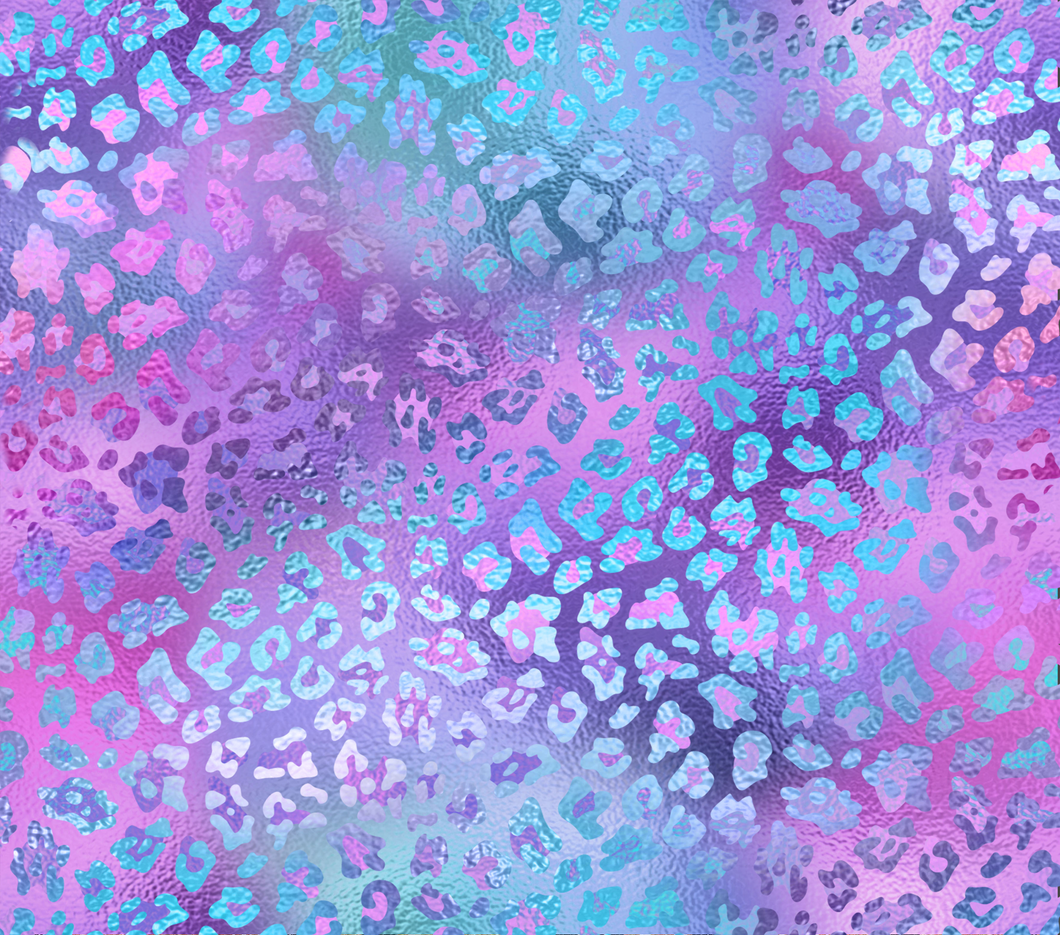 Tumbler wrap (Iridescent Leopard)