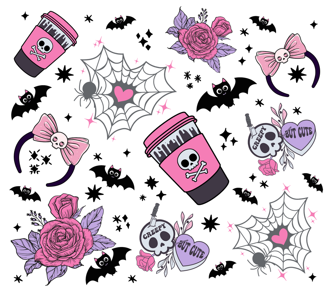 Tumbler wrap (Goth girl)