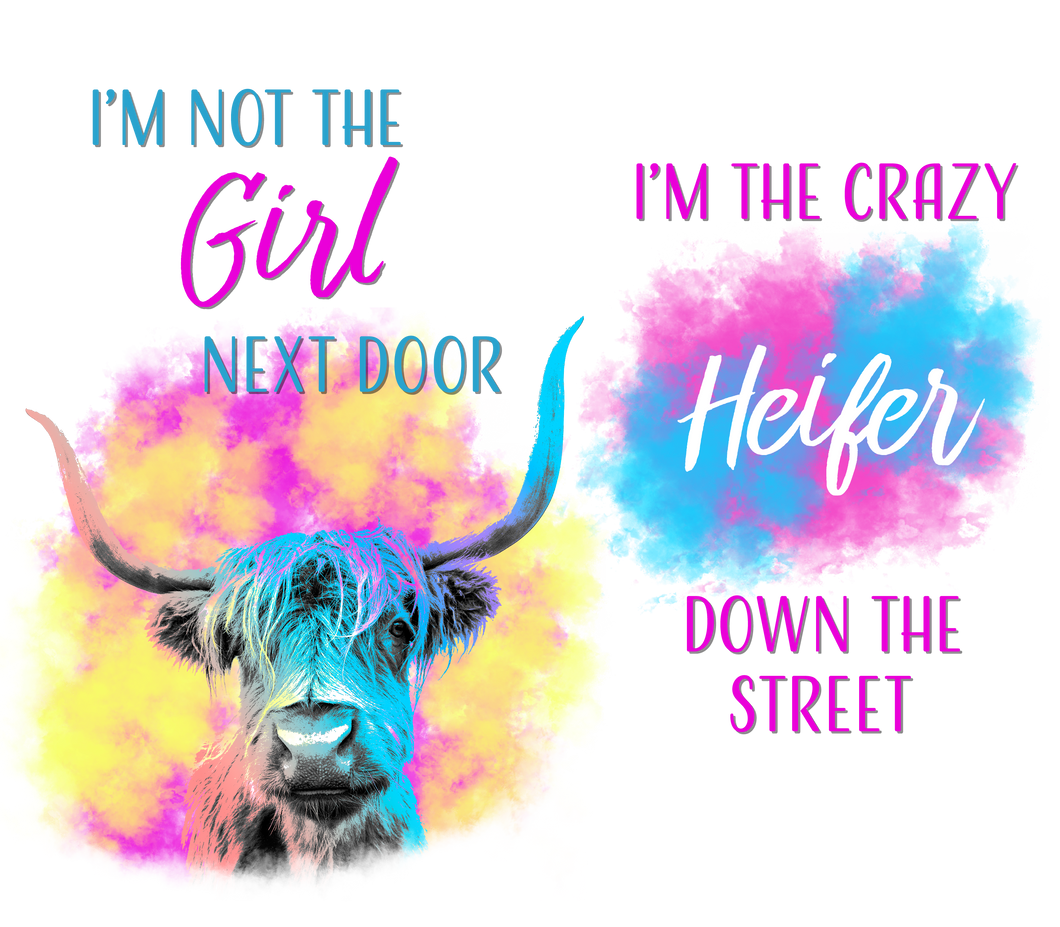 Tumbler wrap (Crazy heifer)