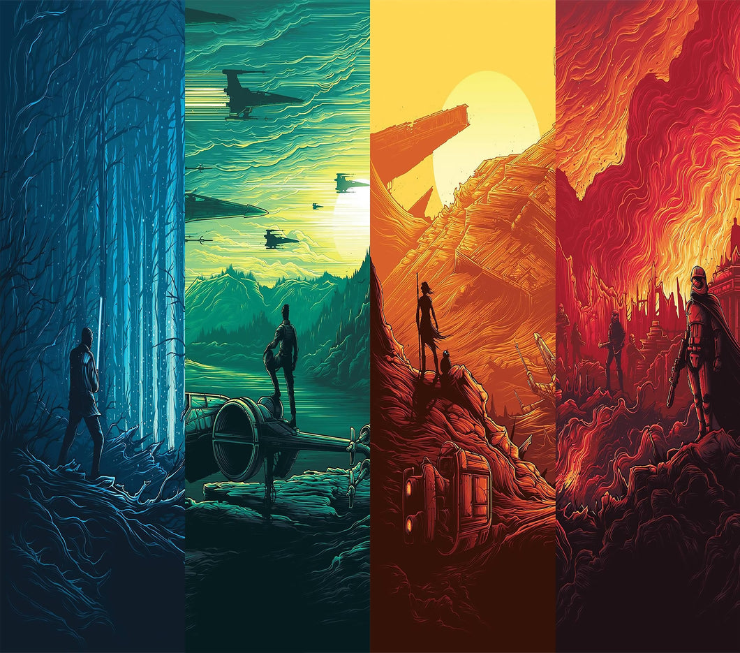 Tumbler wrap (Star scenes)