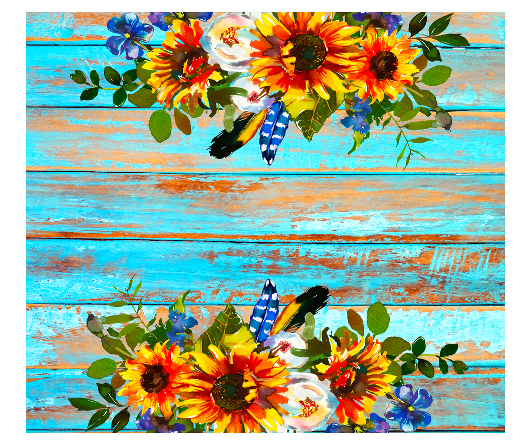 Tumbler wrap (Wood sunflower)