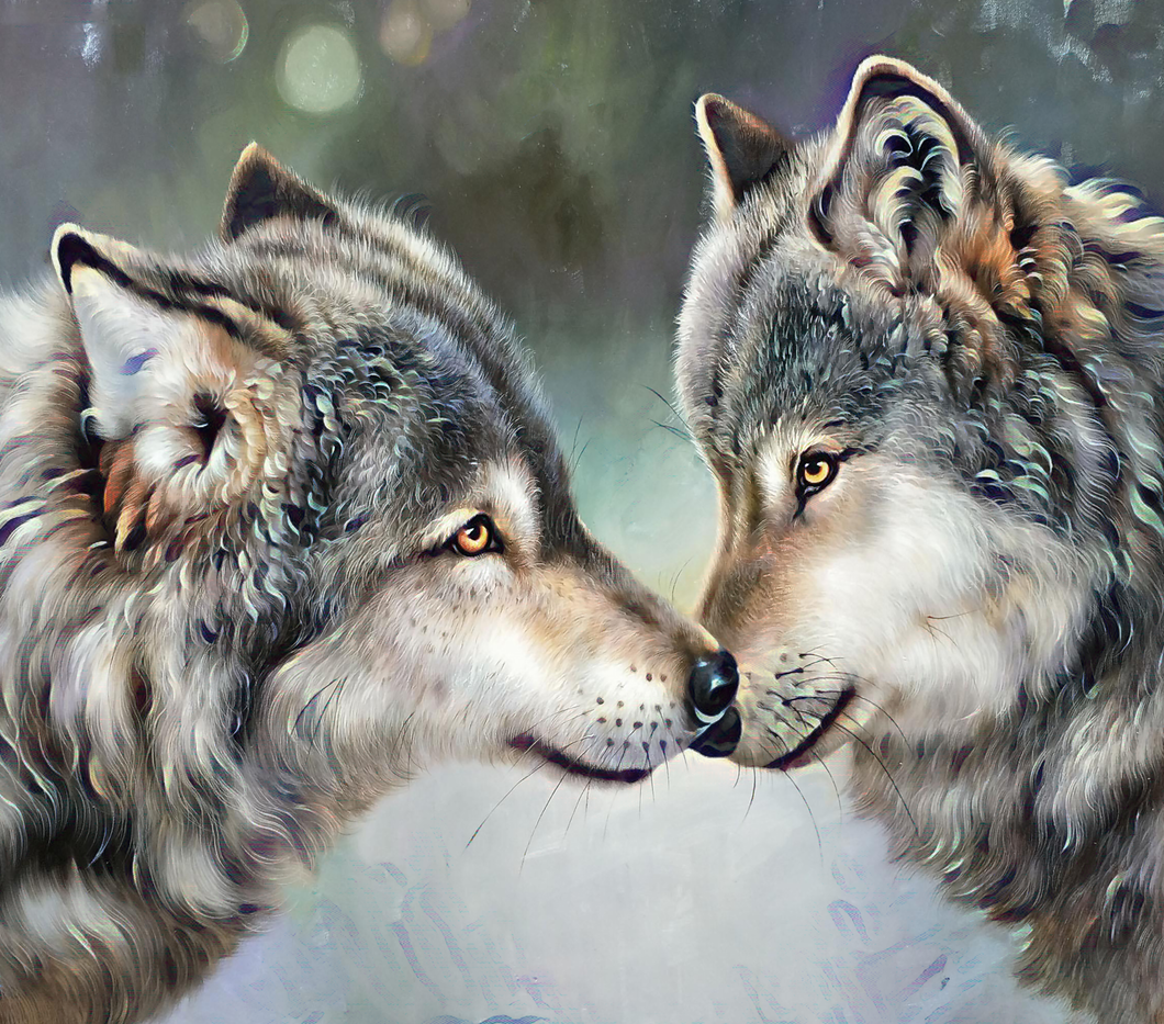 Tumbler wrap (Wolf kisses)