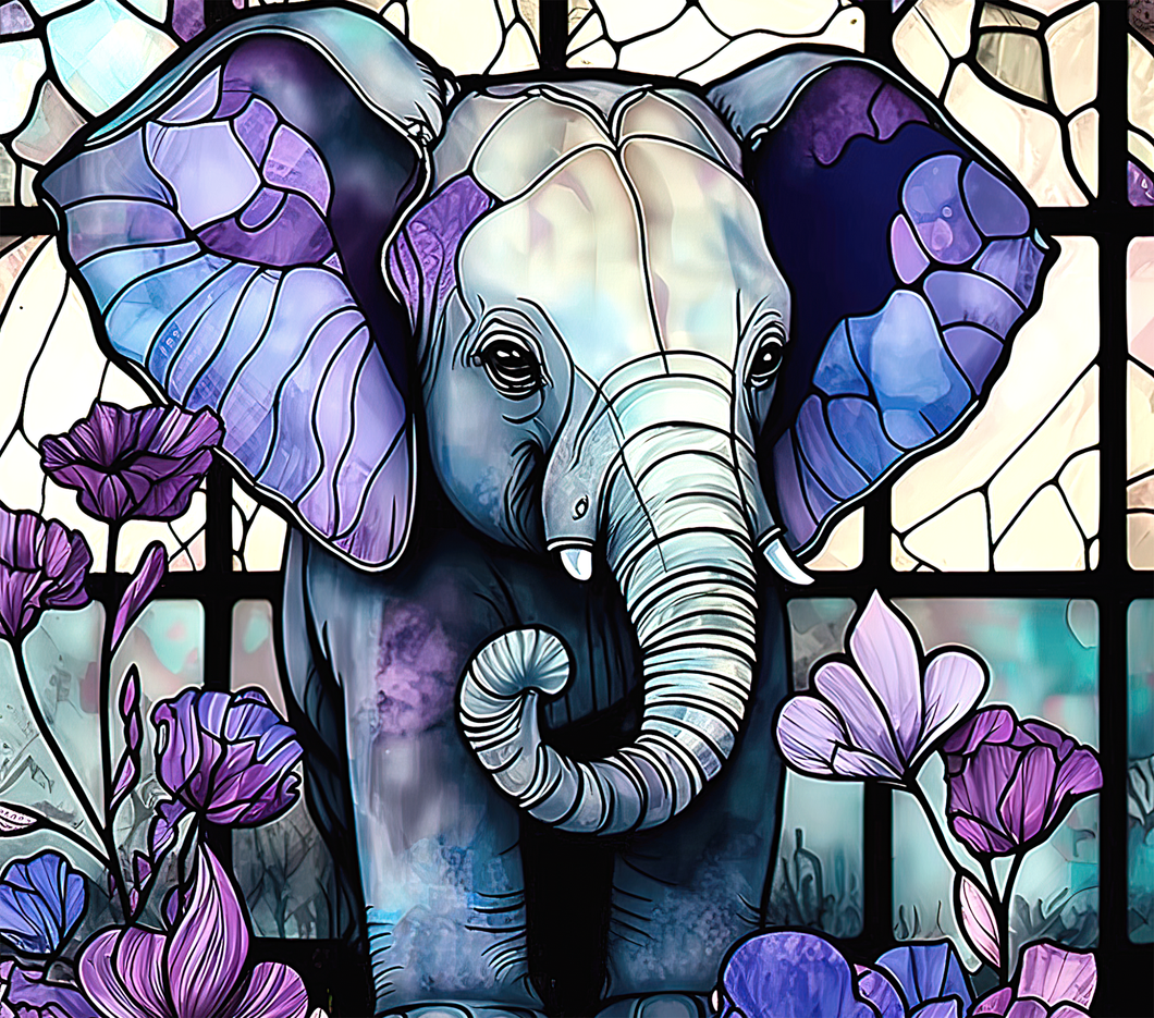 Tumbler wrap (Baby elephant - Glass)