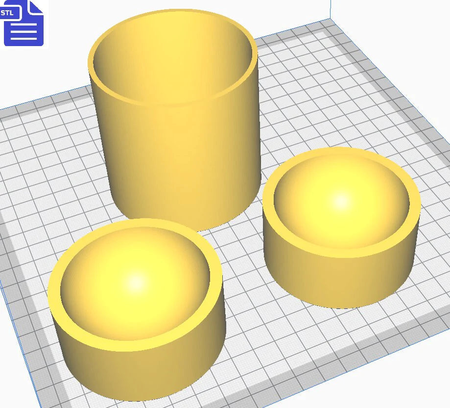 Sphere bath bomb mold