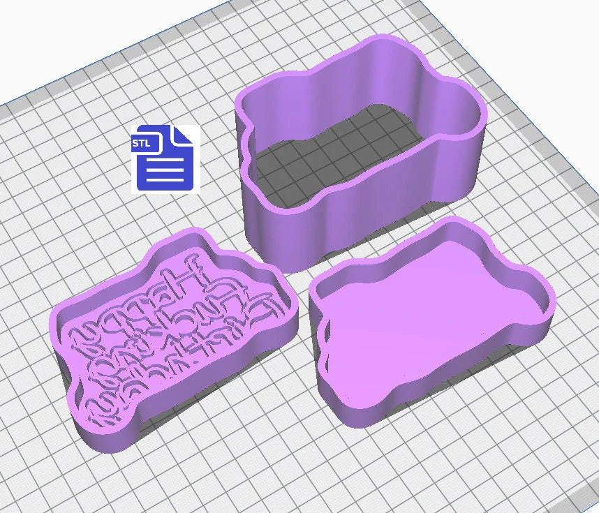 Happy F%^ing Birthday bath bomb mold