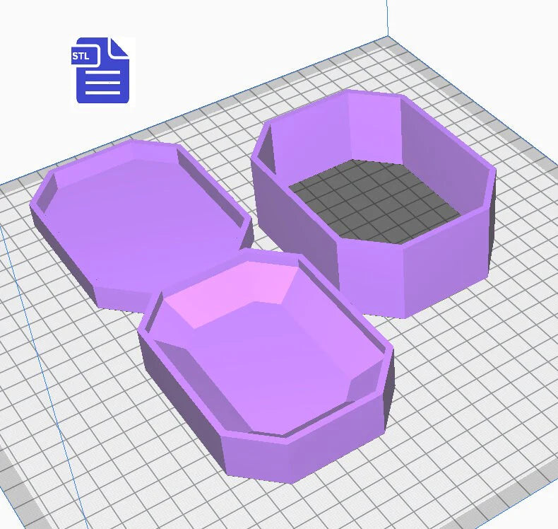 Gemstone bath bomb mold
