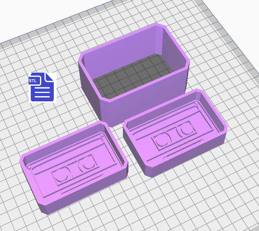 Cassette bath bomb mold