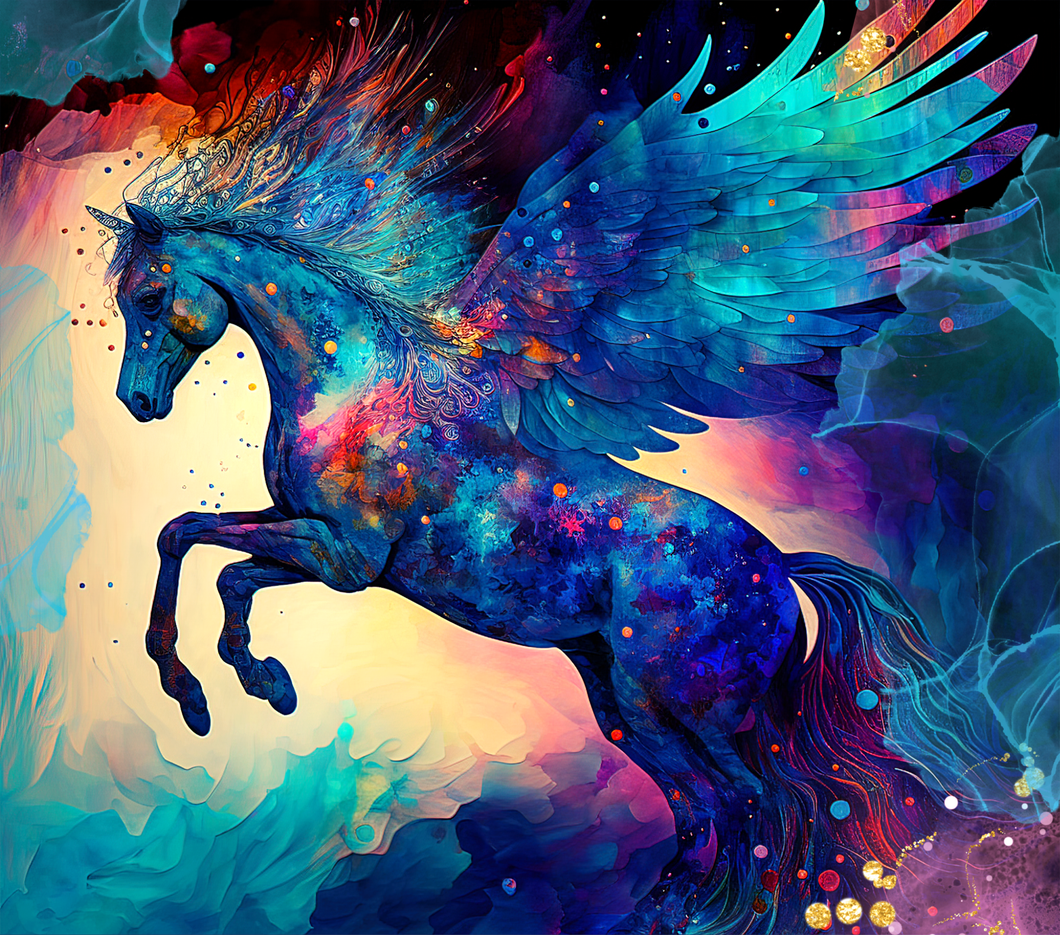 Tumbler wrap (Pegasus - Ink)