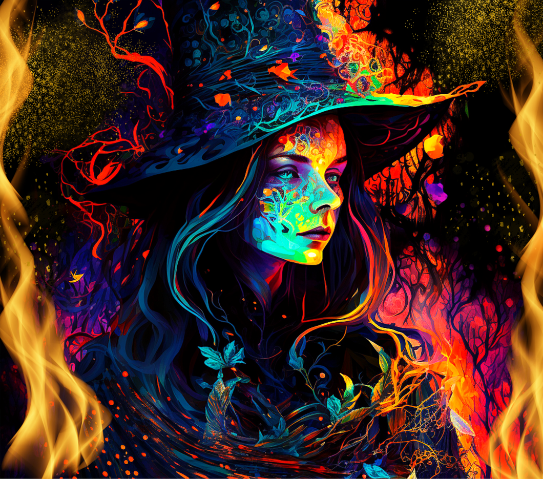 Tumbler wrap (Witch - Ink)